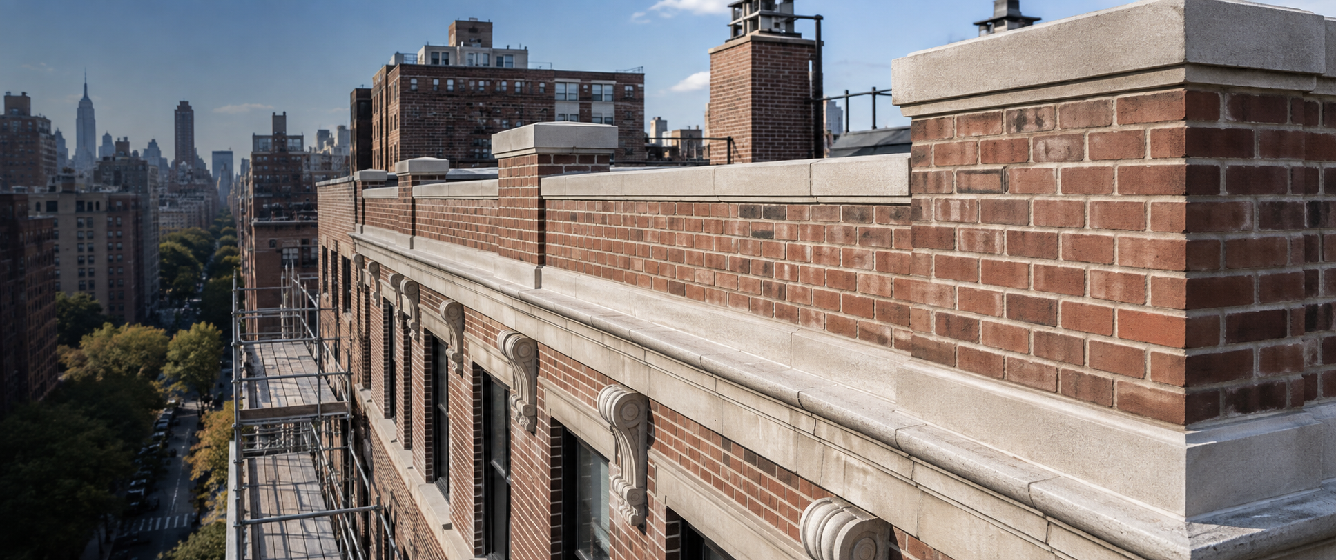 Parapet and façade project